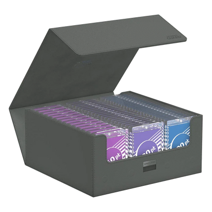 Ultimate Guard - Treasurehive XenoSkin - 90+ Magnetic Card Case - Monocolor Grey