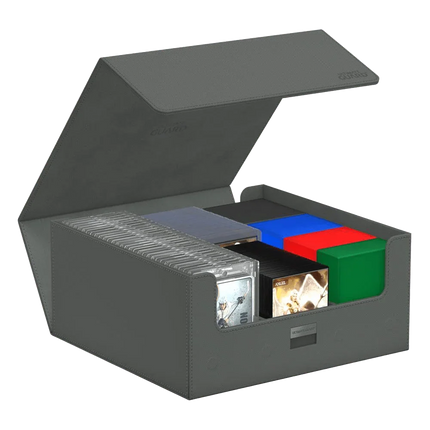 Ultimate Guard - Treasurehive XenoSkin - 90+ Magnetic Card Case - Monocolor Grey