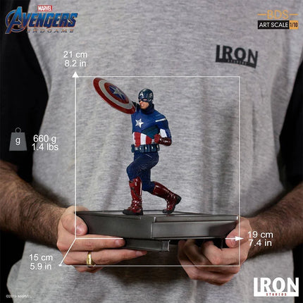 Iron Studios - Avengers: Endgame - Captain America 2012 BDS Art Scale Statue 1/10 - The Card Vault