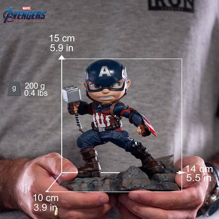 Iron Studios - Avengers: Endgame - Captain America MiniCo Figure - The Card Vault