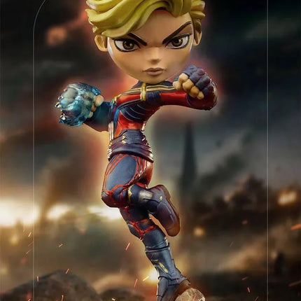 Iron Studios - Avengers: Endgame - Captain Marvel MiniCo Figure - The Card Vault