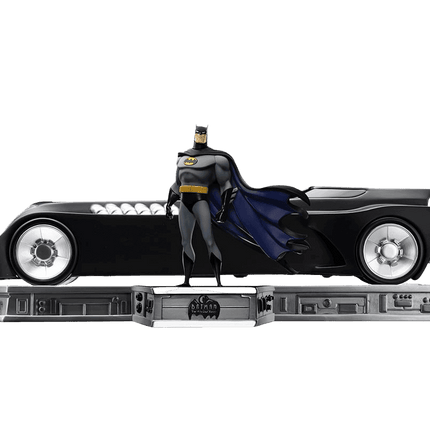 Iron Studios - Batman Animated Series - Batman & Batmobile BDS Art Scale Statue 1/10 - The Card Vault