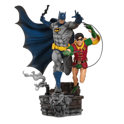 Iron Studios - DC Comics - Batman & Robin Deluxe BDS Art Scale Statue 1/10 - The Card Vault