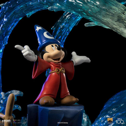 Iron Studios - Disney Classic - Mickey (Fantasia) - Deluxe Art Scale Statue 1/10 - The Card Vault