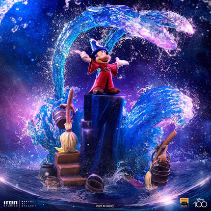 Iron Studios - Disney Classic - Mickey (Fantasia) - Deluxe Art Scale Statue 1/10 - The Card Vault