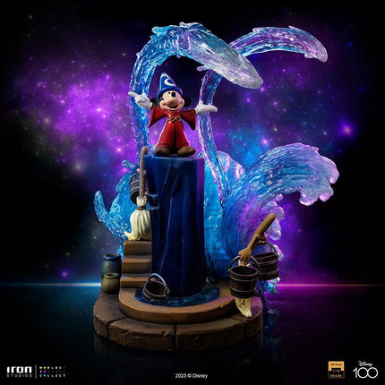 Iron Studios - Disney Classic - Mickey (Fantasia) - Deluxe Art Scale Statue 1/10 - The Card Vault