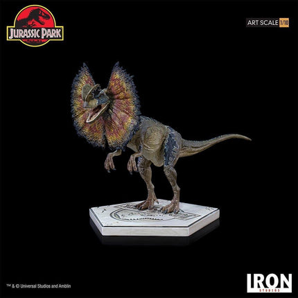 Iron Studios - Jurassic Park - Dilophosaurus BDS Art Scale Statue 1/10 - The Card Vault