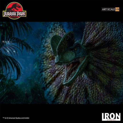 Iron Studios - Jurassic Park - Dilophosaurus BDS Art Scale Statue 1/10 - The Card Vault
