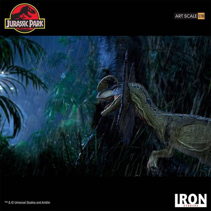 Iron Studios - Jurassic Park - Dilophosaurus BDS Art Scale Statue 1/10 - The Card Vault