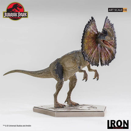 Iron Studios - Jurassic Park - Dilophosaurus BDS Art Scale Statue 1/10 - The Card Vault