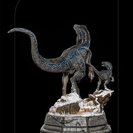 Iron Studios - Jurassic Park: Dominion - Blue and Beta Deluxe BDS Art Scale Statue 1/10 - The Card Vault