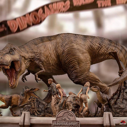Iron Studios - Jurassic Park: The Final Scene - Demi Scale Statue 1/20 - The Card Vault