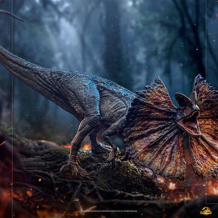Iron Studios - Jurassic World: Dominion - Dilophosaurus BDS Art Scale Statue 1/10 - The Card Vault