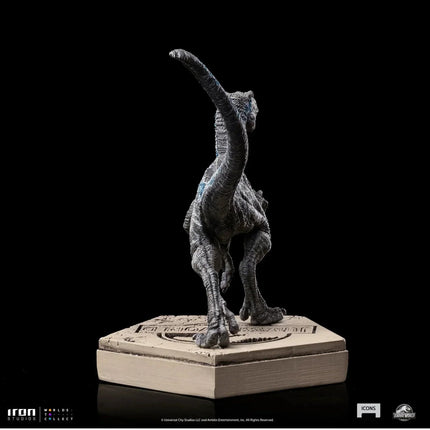 Iron Studios - Jurassic World - Velociraptor Blue Icons Statue - The Card Vault