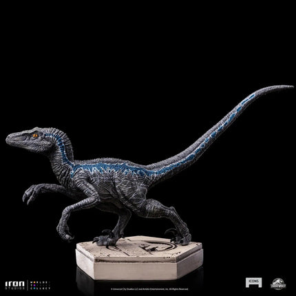 Iron Studios - Jurassic World - Velociraptor Blue Icons Statue - The Card Vault