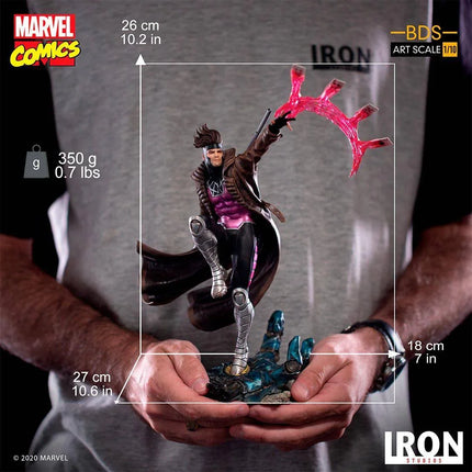 Iron Studios - Marvel Comics - Gambit BDS Art Scale Statue 1/10 - The Card Vault