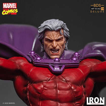 Iron Studios - Marvel Comics - Magneto Deluxe BDS Art Scale Statue 1/10 - The Card Vault