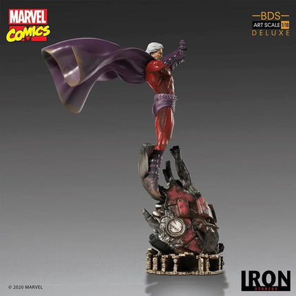 Iron Studios - Marvel Comics - Magneto Deluxe BDS Art Scale Statue 1/10 - The Card Vault