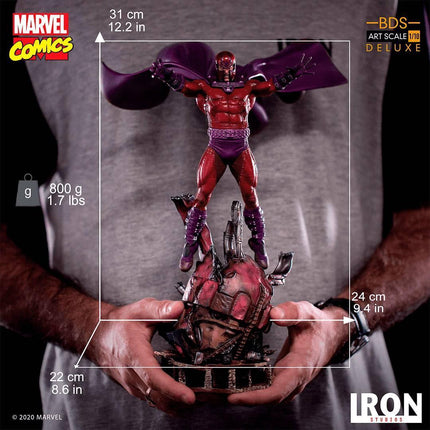 Iron Studios - Marvel Comics - Magneto Deluxe BDS Art Scale Statue 1/10 - The Card Vault