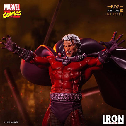 Iron Studios - Marvel Comics - Magneto Deluxe BDS Art Scale Statue 1/10 - The Card Vault