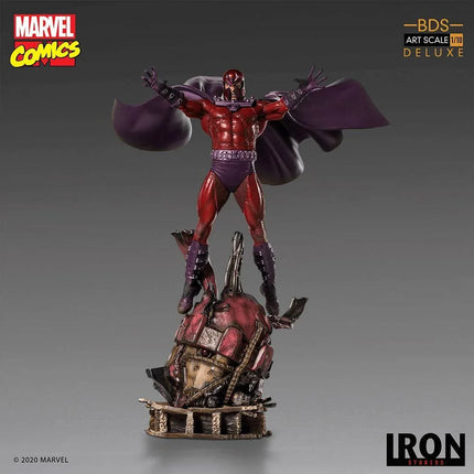 Iron Studios - Marvel Comics - Magneto Deluxe BDS Art Scale Statue 1/10 - The Card Vault