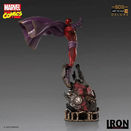 Iron Studios - Marvel Comics - Magneto Deluxe BDS Art Scale Statue 1/10 - The Card Vault
