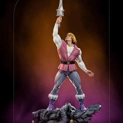 Iron Studios - Masters of the Universe - Prince Adam BDS Art Scale Statue 1/10 - The Card Vault