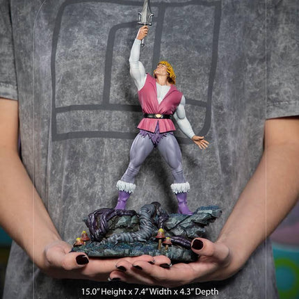 Iron Studios - Masters of the Universe - Prince Adam BDS Art Scale Statue 1/10 - The Card Vault