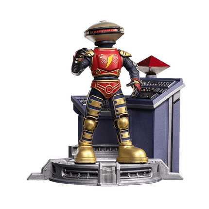 Iron Studios - Mighty Morphin Power Rangers - Alpha 5 Deluxe BDS Art Scale Statue 1/10 - The Card Vault
