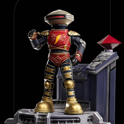 Iron Studios - Mighty Morphin Power Rangers - Alpha 5 Deluxe BDS Art Scale Statue 1/10 - The Card Vault