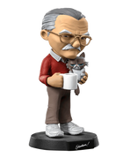 Iron Studios - Pow! Studios - Stan Lee with Grumpy Cat MiniCo Figure - The Card Vault
