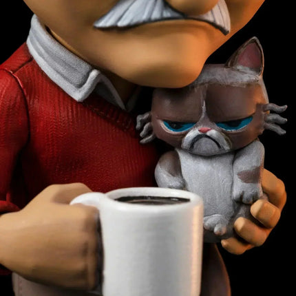 Iron Studios - Pow! Studios - Stan Lee with Grumpy Cat MiniCo Figure - The Card Vault
