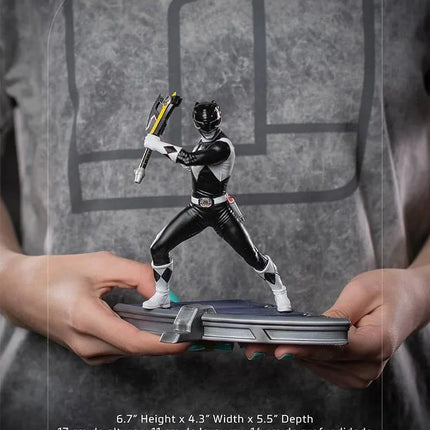 Iron Studios - Power Rangers - Black Ranger BDS Art Scale Statue 1/10 - The Card Vault