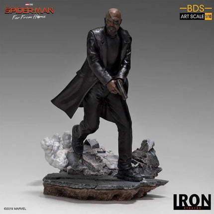 Iron Studios - Spider-Man: Far From Home - Nick Fury BDS Art Scale Statue 1/10 - The Card Vault