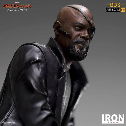 Iron Studios - Spider-Man: Far From Home - Nick Fury BDS Art Scale Statue 1/10 - The Card Vault