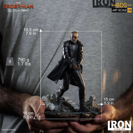 Iron Studios - Spider-Man: Far From Home - Nick Fury BDS Art Scale Statue 1/10 - The Card Vault