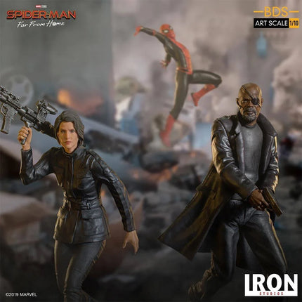 Iron Studios - Spider-Man: Far From Home - Nick Fury BDS Art Scale Statue 1/10 - The Card Vault