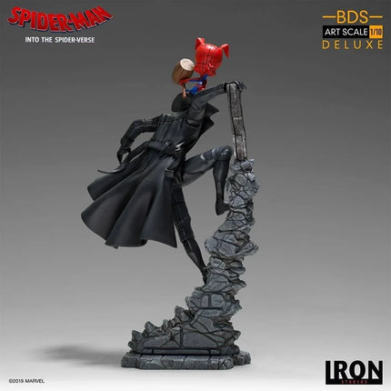 Iron Studios - Spider-Man: Into The Spider-Verse - Noir & Spider-Ham BDS Art Scale Statue 1/10 - The Card Vault