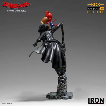 Iron Studios - Spider-Man: Into The Spider-Verse - Noir & Spider-Ham BDS Art Scale Statue 1/10 - The Card Vault