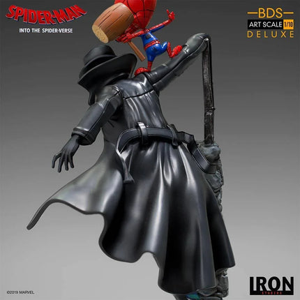 Iron Studios - Spider-Man: Into The Spider-Verse - Noir & Spider-Ham BDS Art Scale Statue 1/10 - The Card Vault
