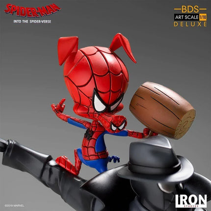 Iron Studios - Spider-Man: Into The Spider-Verse - Noir & Spider-Ham BDS Art Scale Statue 1/10 - The Card Vault