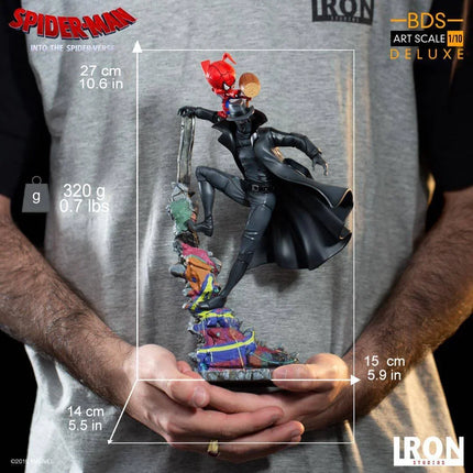 Iron Studios - Spider-Man: Into The Spider-Verse - Noir & Spider-Ham BDS Art Scale Statue 1/10 - The Card Vault