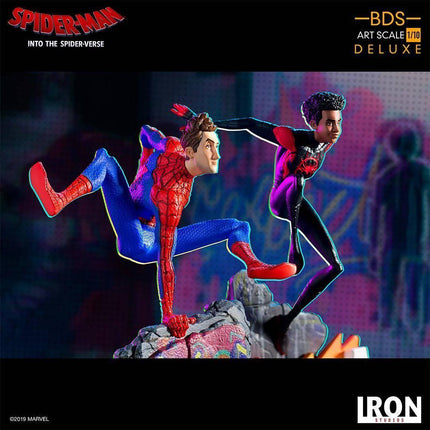 Iron Studios - Spider-Man: Into The Spider-Verse - Noir & Spider-Ham BDS Art Scale Statue 1/10 - The Card Vault