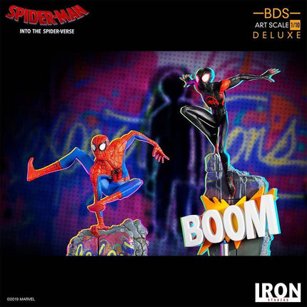 Iron Studios - Spider-Man: Into The Spider-Verse - Noir & Spider-Ham BDS Art Scale Statue 1/10 - The Card Vault