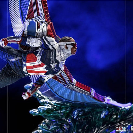 Iron Studios - The Falcon and the Winter Soldier - Captain America (Sam Wilson) Deluxe BDS Art Scale Statue 1/10 - The Card Vault