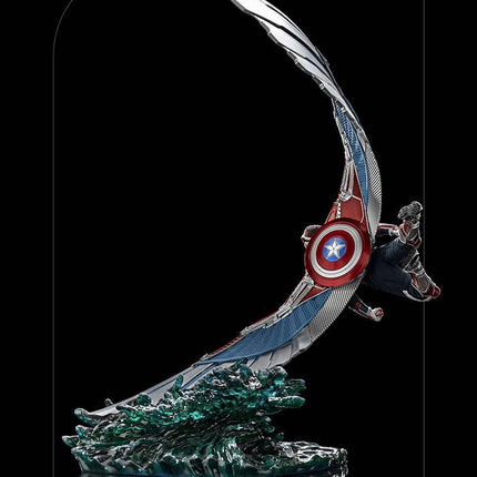 Iron Studios - The Falcon and the Winter Soldier - Captain America (Sam Wilson) Deluxe BDS Art Scale Statue 1/10 - The Card Vault