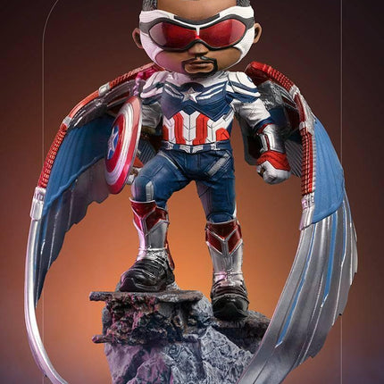 Iron Studios - The Falcon and the Winter Soldier - Captain America (Sam Wilson) MiniCo Figure - The Card Vault