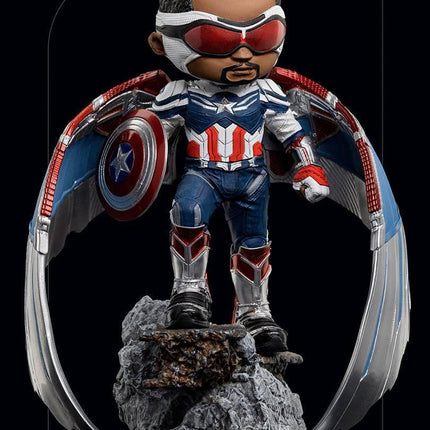 Iron Studios - The Falcon and the Winter Soldier - Captain America (Sam Wilson) MiniCo Figure - The Card Vault