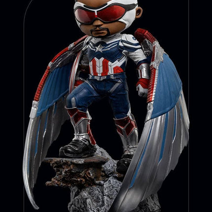 Iron Studios - The Falcon and the Winter Soldier - Captain America (Sam Wilson) MiniCo Figure - The Card Vault