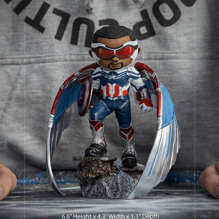 Iron Studios - The Falcon and the Winter Soldier - Captain America (Sam Wilson) MiniCo Figure - The Card Vault